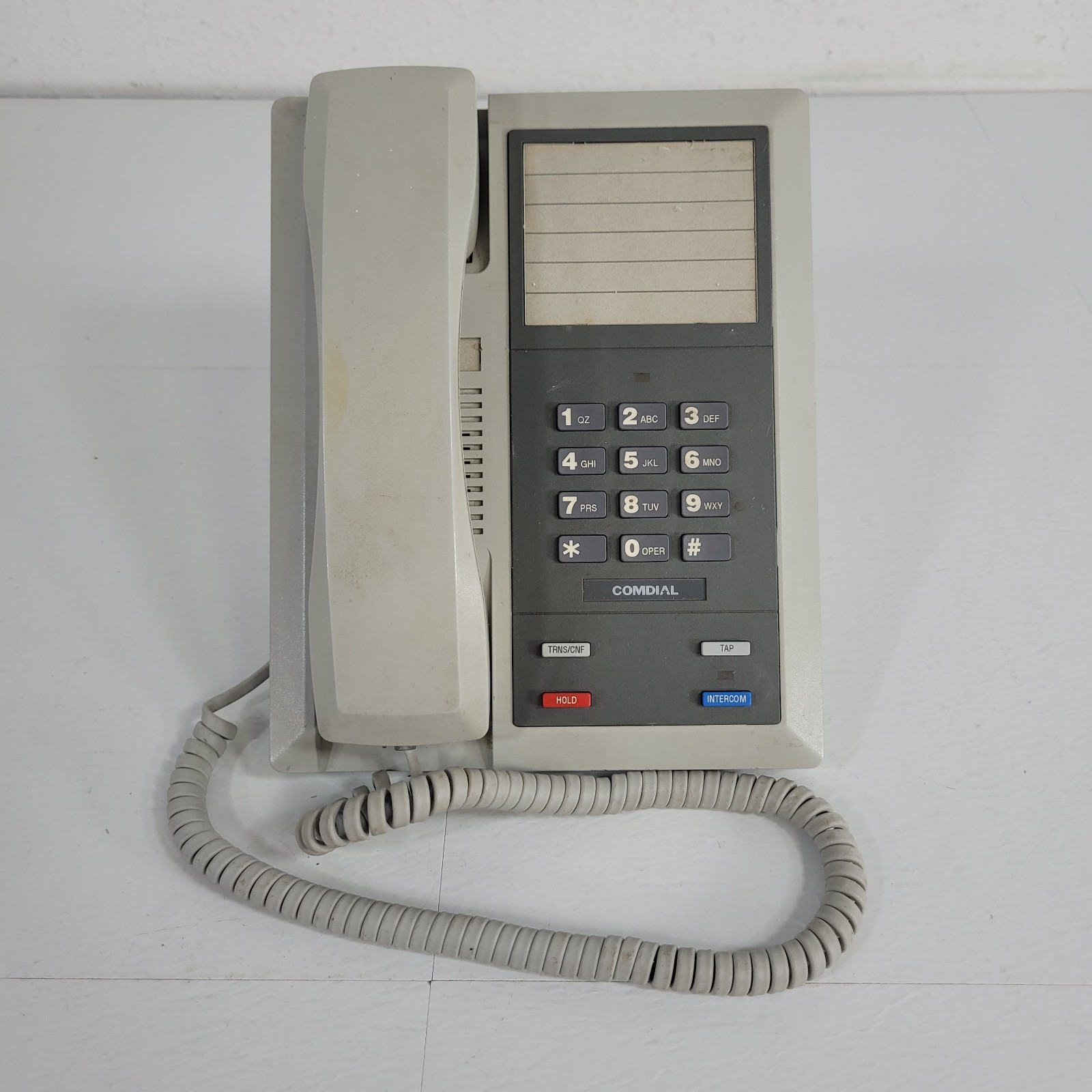 Comdial 8101N-PT Telephone Equipment Platinum Grey Classic Single Line Phone