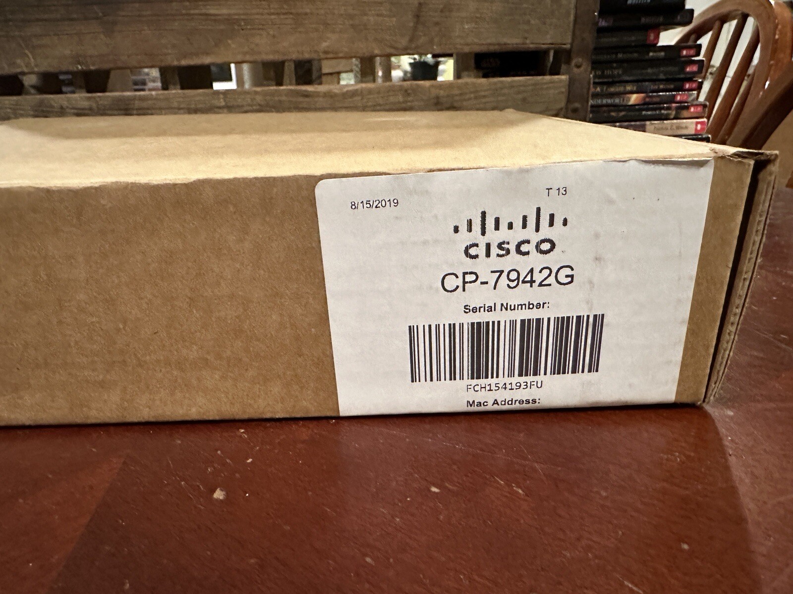 Cisco CP-7942G Unified IP VoIP Business Office Phone with Base and Handset