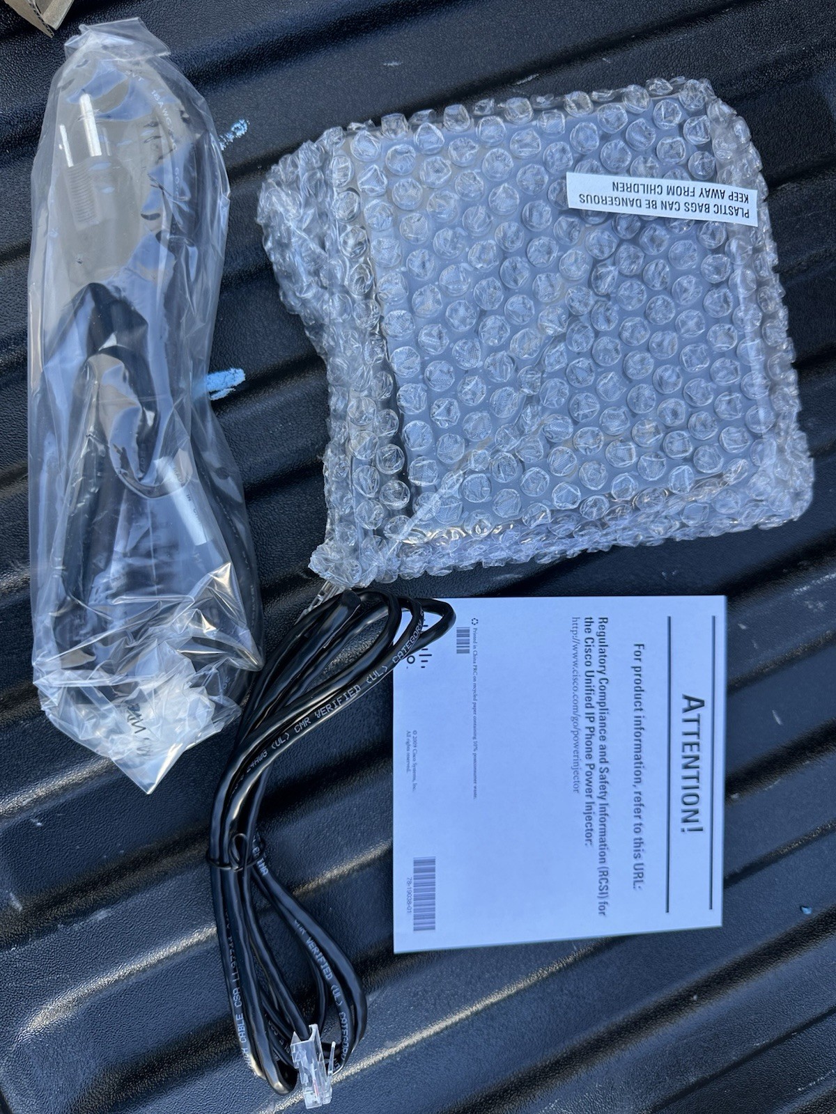 Cisco CP-PWR-INJ Unified IP Phone Power Injector For 7900 Lot Of 3 NEW