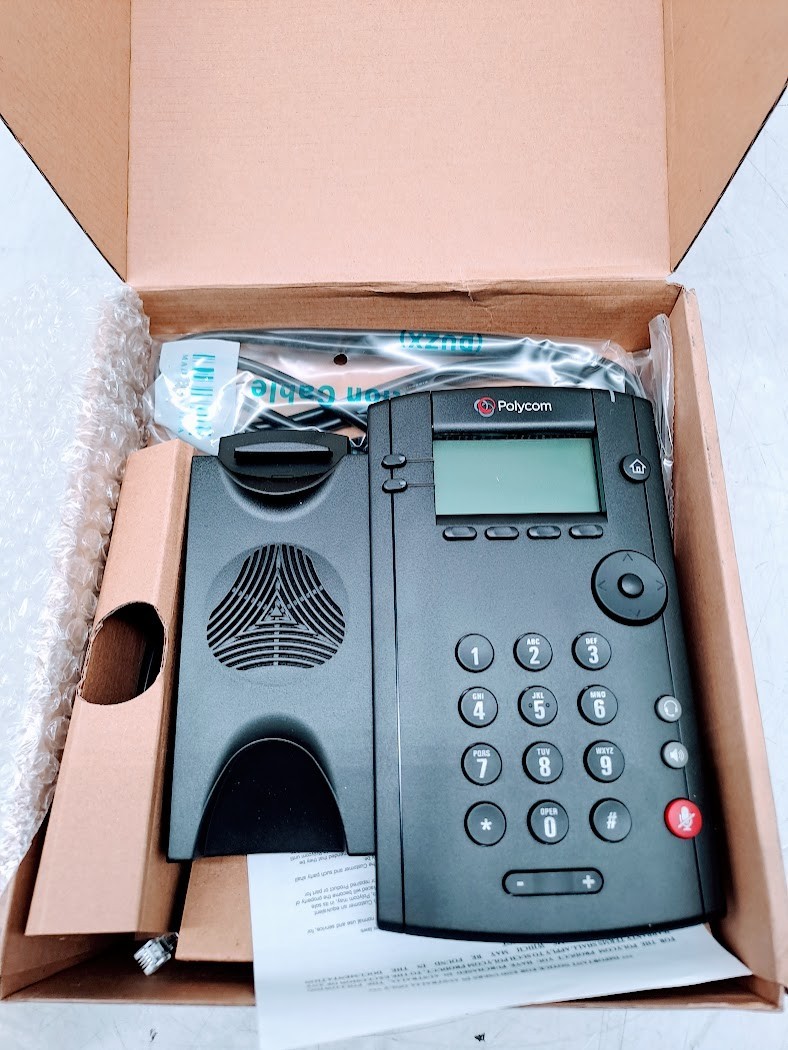 Polycom VVX101 Desktop Wall Mountable IP SIP POE Media Phone 2200-40250-025