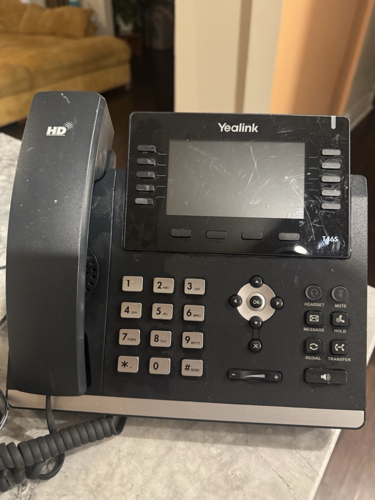 Yealink SIP-T46S IP Phone – Black