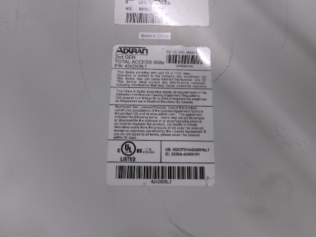 ADTRAN 908e 2ND GEN VOIP SIP GATEWAY
