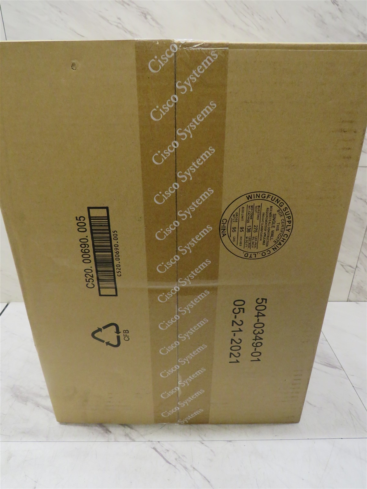 New Sealed Lot of 10 Cisco Unified CP-3905 UC Standard Headset SIP Phone