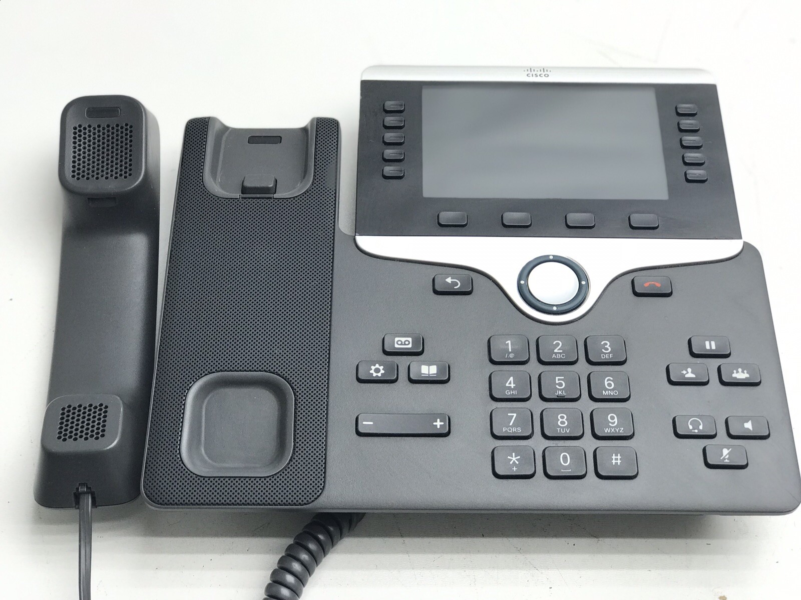 Lot of 10 Cisco CP-8861 5-Line VoIP Business Phone w/ Stand