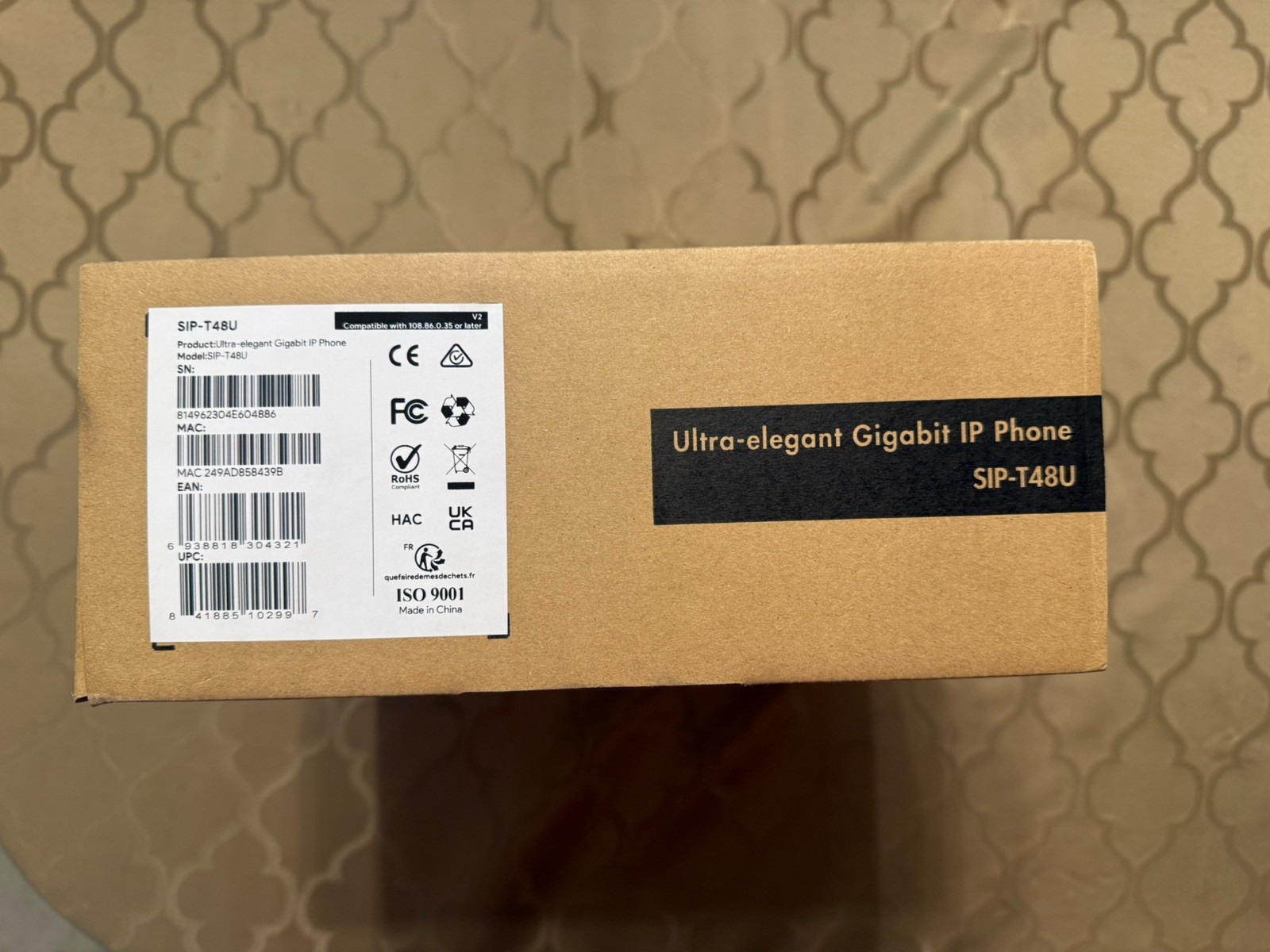 Yealink SIP-T48U Gigabit HD IP Phone – Brand New in Box