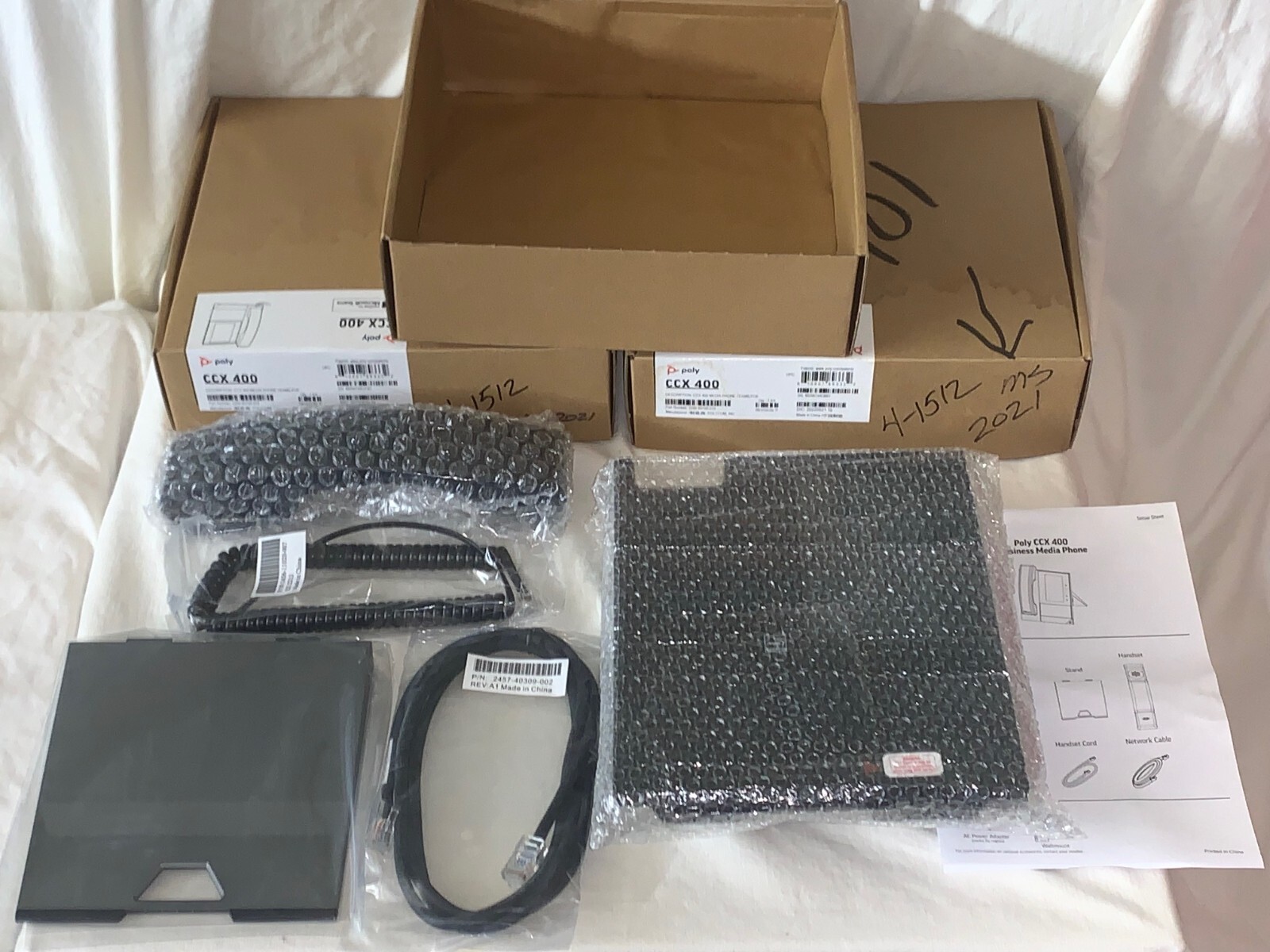 Poly CCX 400 5” Touchscreen PoE, VoiP, SiP, IP Desktop Phone *NEW*