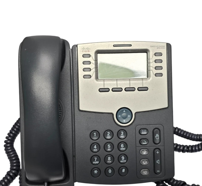 (Lot of 5) CISCO SPA508G 8-Line IP phones POE & PC Port UNTESTED