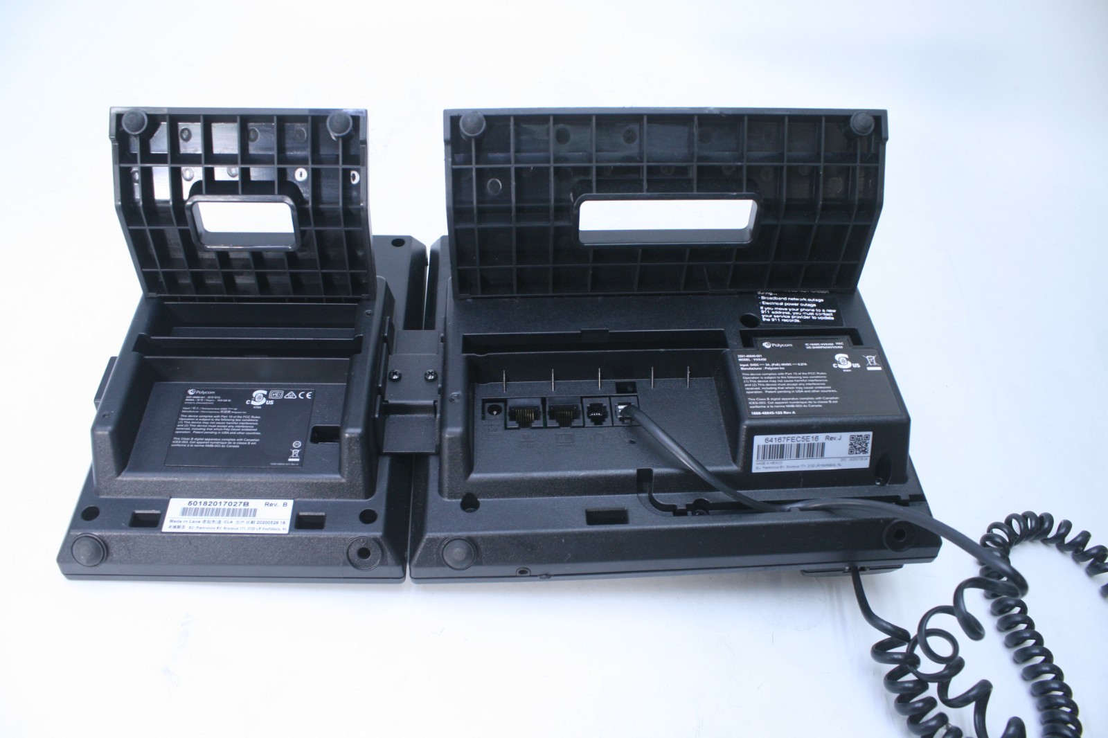 Polycom VVX 450 2201-48840-00 IP PHONE W/ VVX EM 50 Expansion Module T7-A5