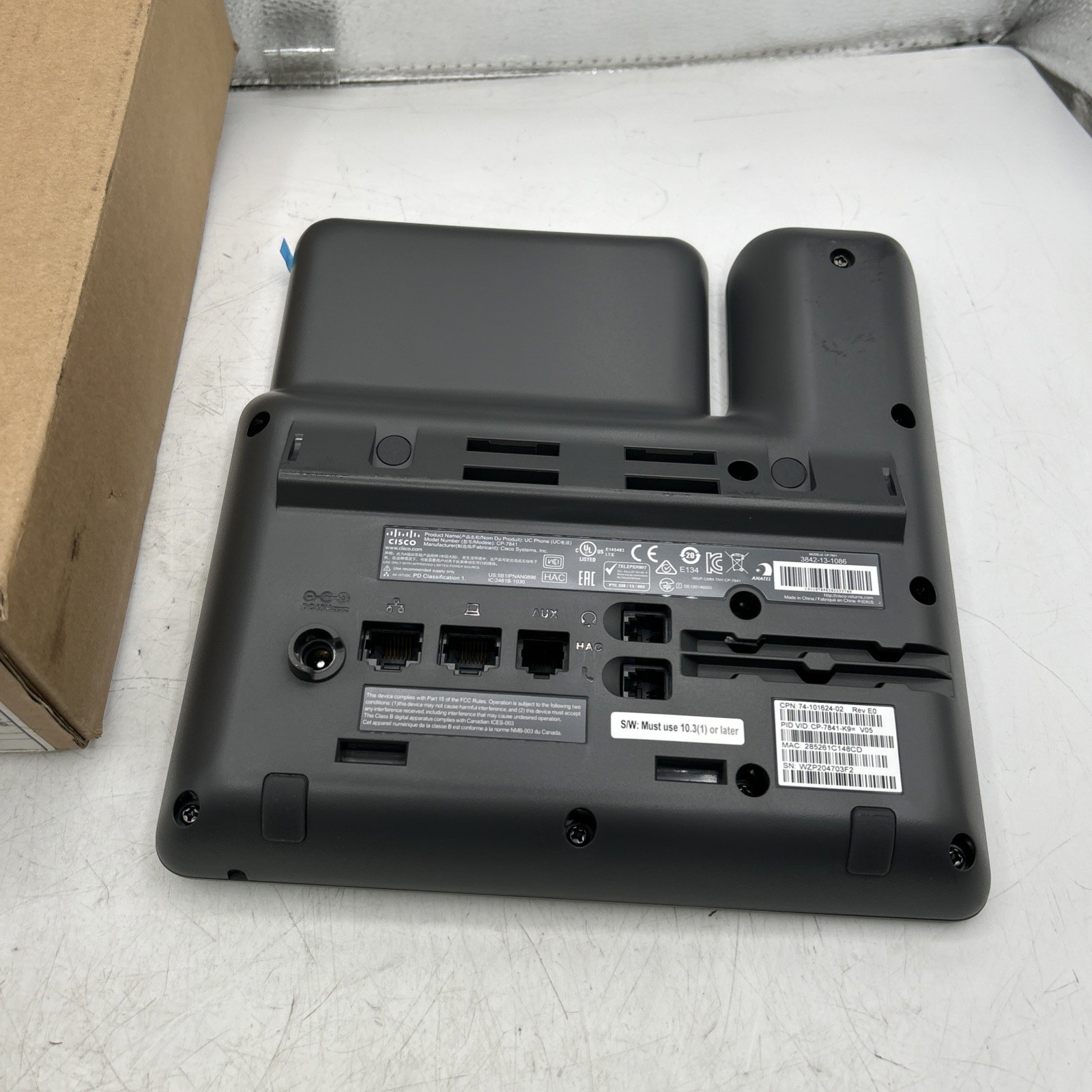 Cisco Desk Phone Model 3842-13-1086 Business Phone See Pics 30 Day Warranty