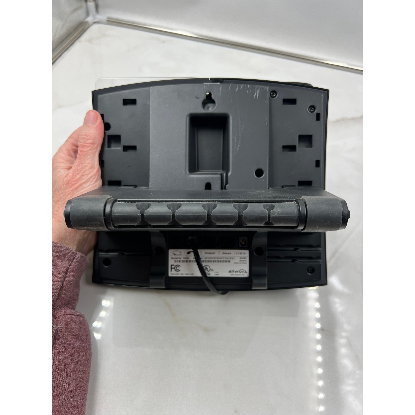Allworx Phones 9212L Black VoIP Business Office Desk Phone Lot of 2