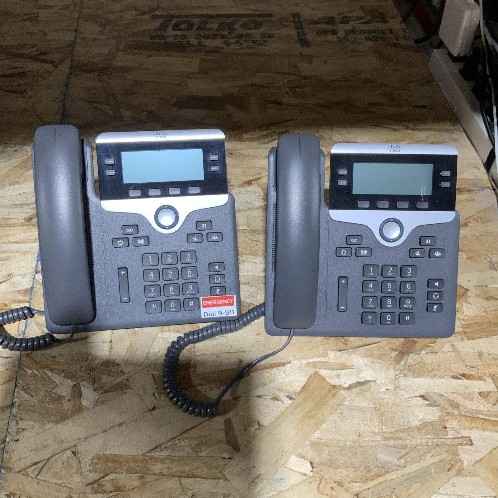 Lot Of 2! Cisco IP Phone CP-7841–K9 W/ Base included