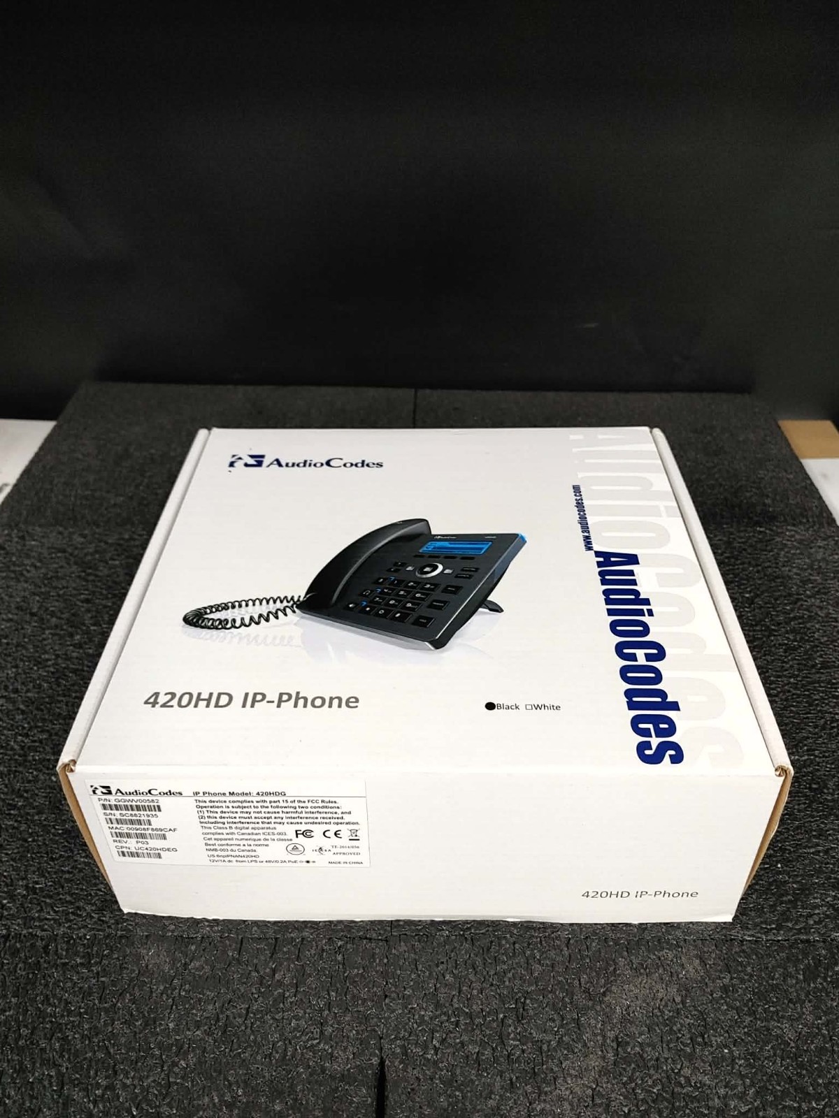 AudioCodes GGWV00582 420HDG IP Phone Model