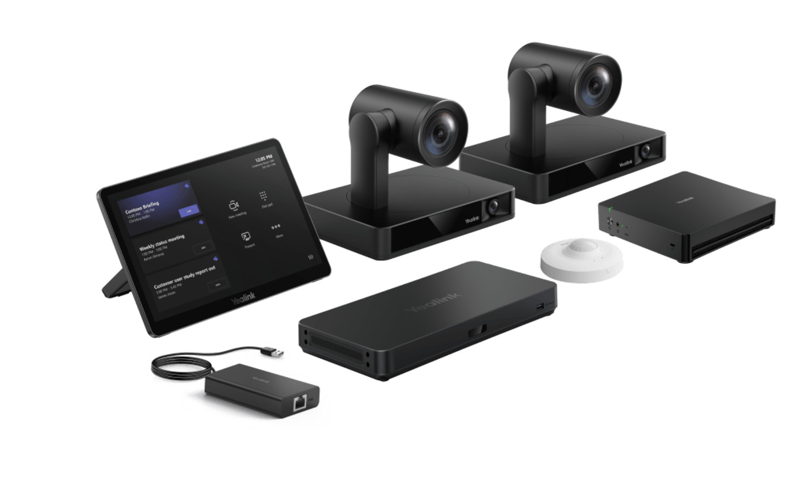 Yealink MVC S90-C5U-004 Microsoft Teams Rooms System – Dual 4K AI Cameras & Inte