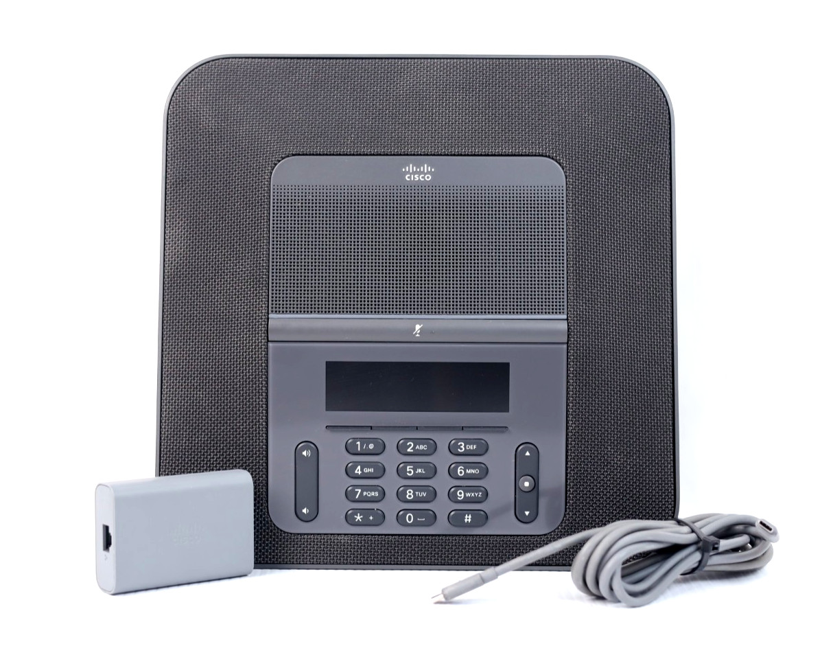 Cisco CP-8832-K9 IP Conference Phone w/ PoE Injector u108