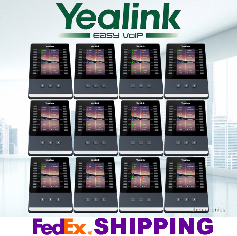 YEALINK EXP43 DUAL COLOR EXPANSION MODULE – 12 EXPANSION MODULES