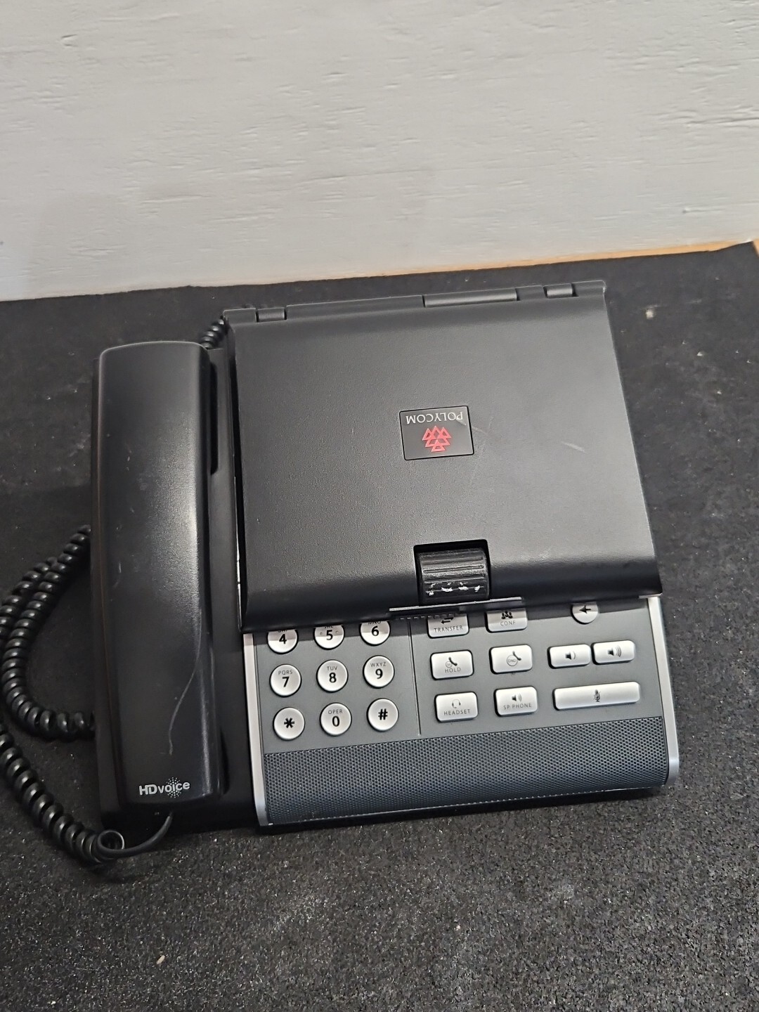 Polycom VVX 1500 IP Video Conference Phone w/ Handset & Cord