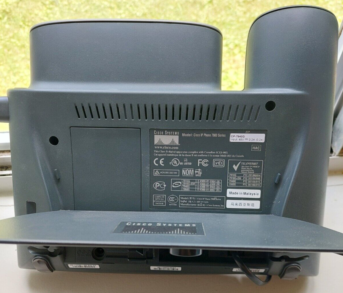 Cisco CP-7940G Unified VoIP IP Phone w/Speakerphone & Handset NO ADAPTER