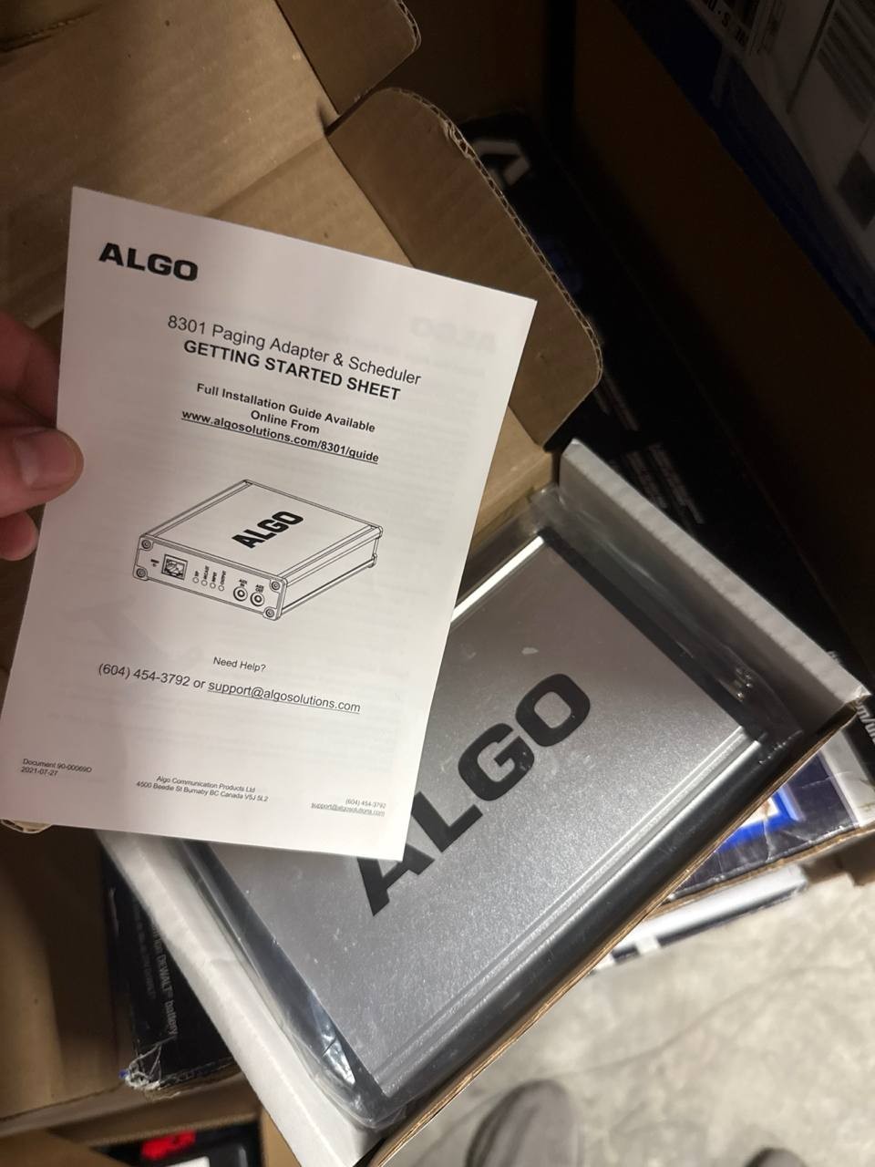 Algo 8301 Paging Adapter & Scheduler SIP IP Paging Controller PoE New