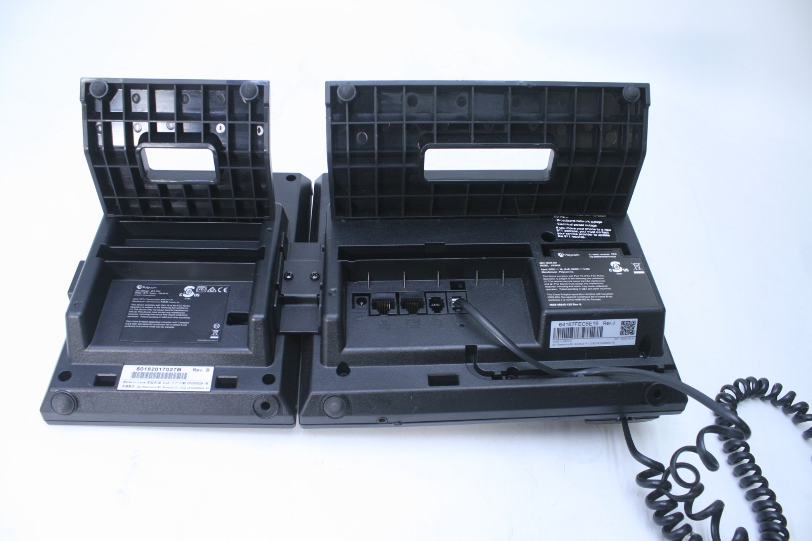 Polycom VVX 450 2201-48840-00 IP PHONE W/ VVX EM 50 Expansion Module T7-A5