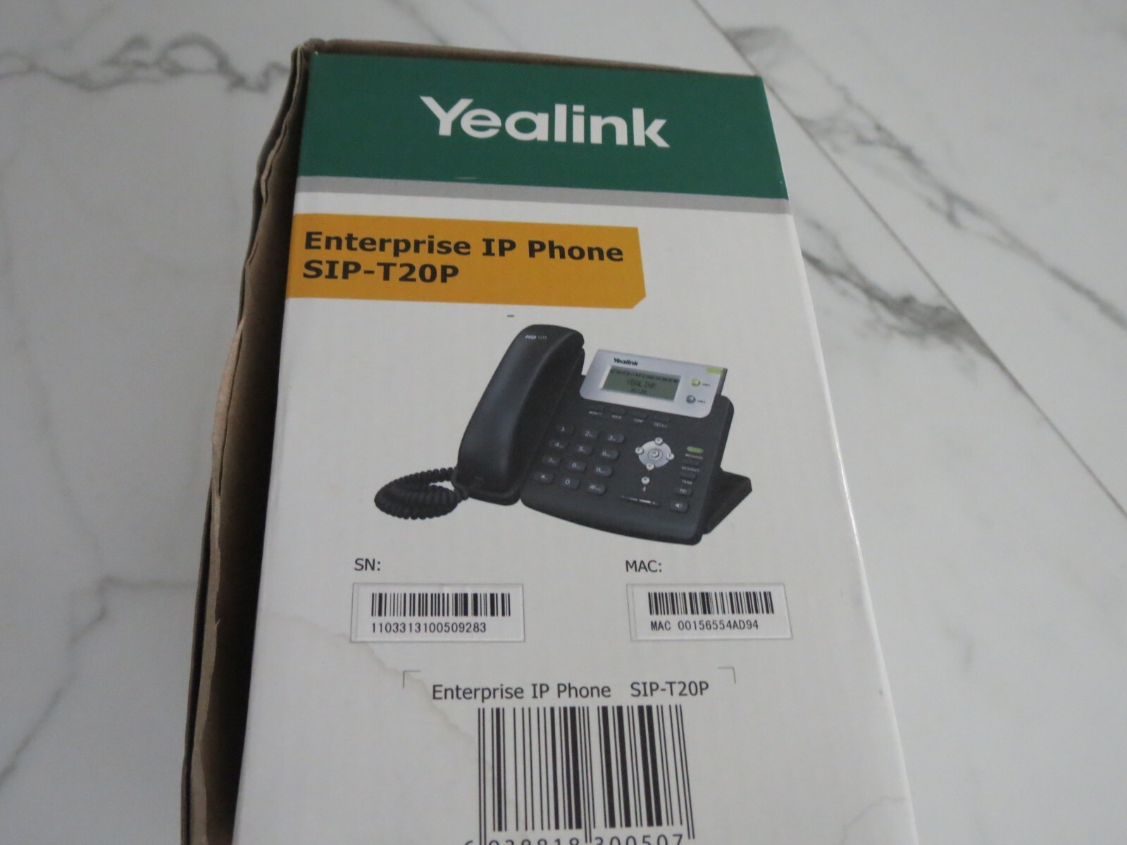 New Yealink SIP-T20P Two Line IP Enterprise HD Phone Open Box