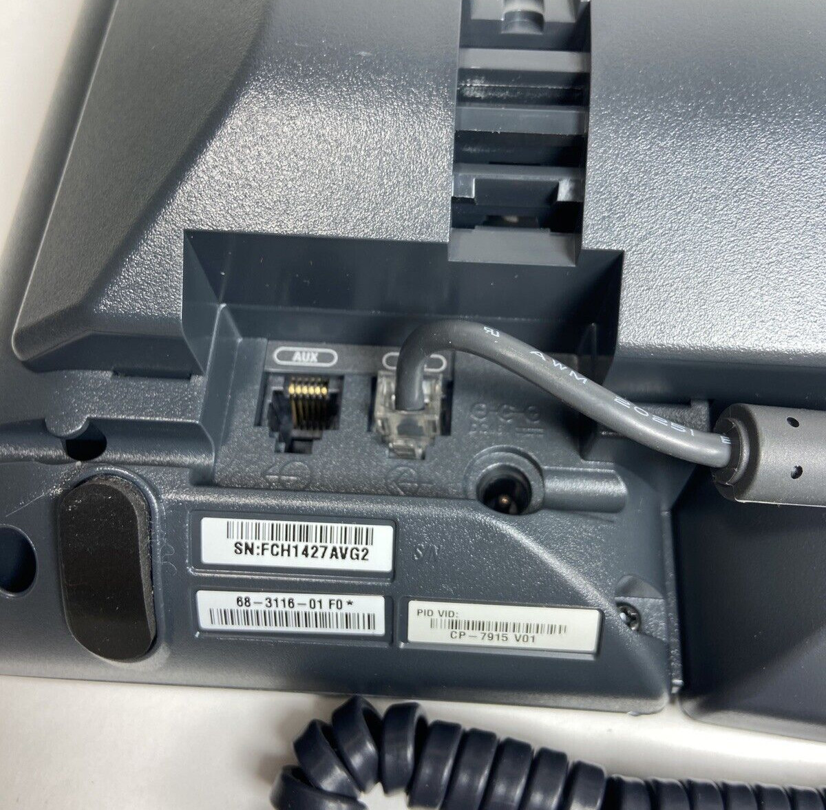 Cisco CP-7975G IP Phone Color Display + CP-7915 Expansion (No AC Adaptor, Stand)