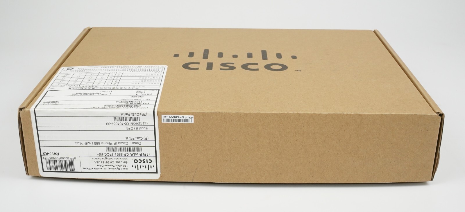 NEW Cisco Systems CP-8851-3PCC-K9 IP Phone 8851 with MPP Firmware TAA