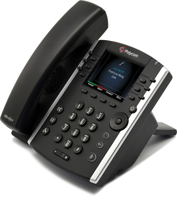 Polycom VVX 410 IP Gigabit Phone 2200-46162-025 VVX410 POE Renewed