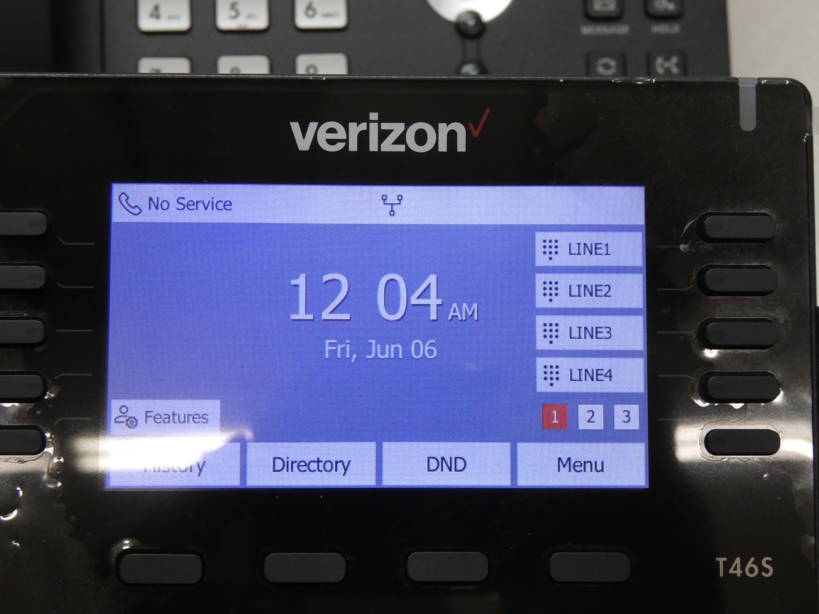 Yealink T46S IP Business Phones Black Used – Lot of 10