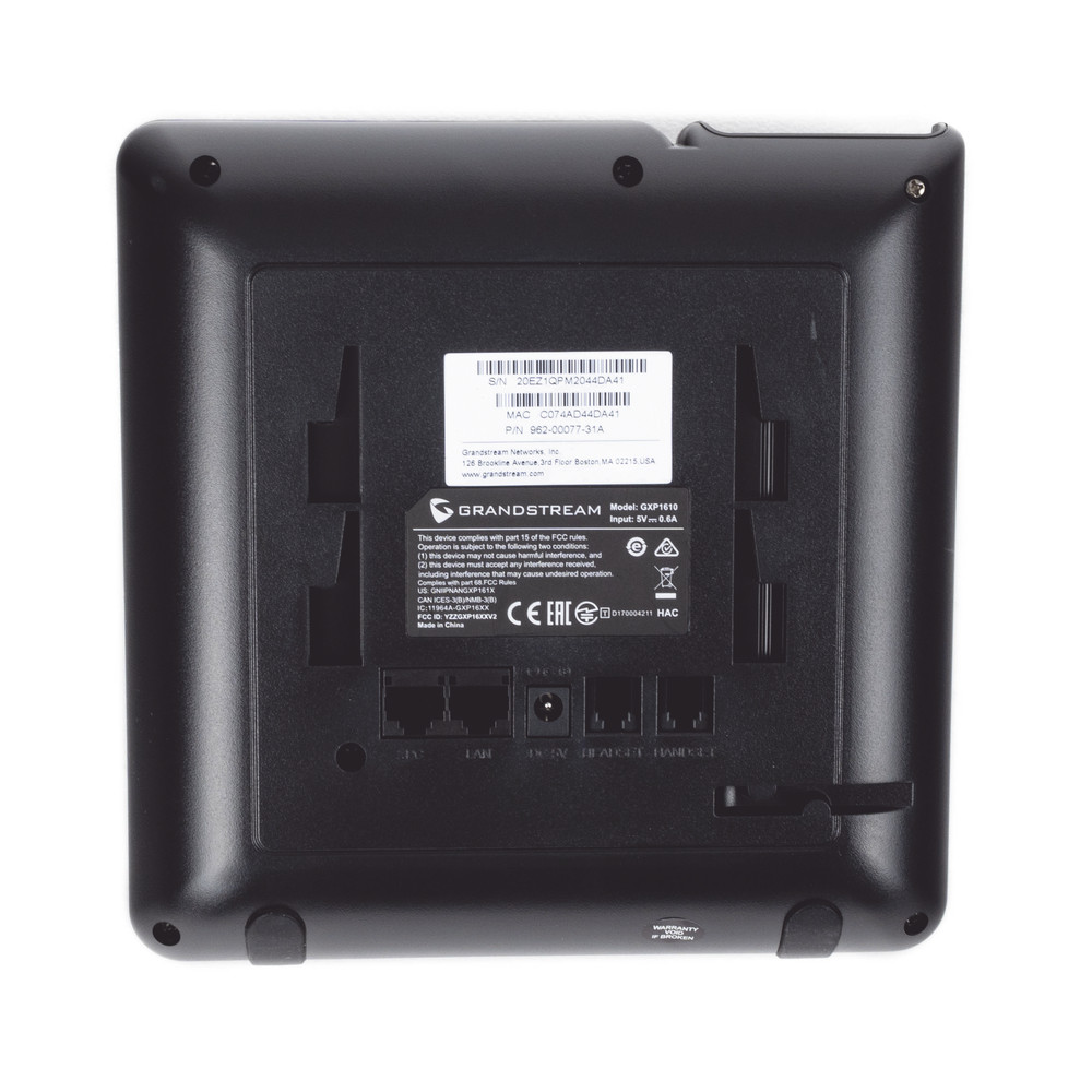 Grandstream IP SMB Phone 2 IP Line GXP-1610 3 Way Conference Dual-Switched PoE