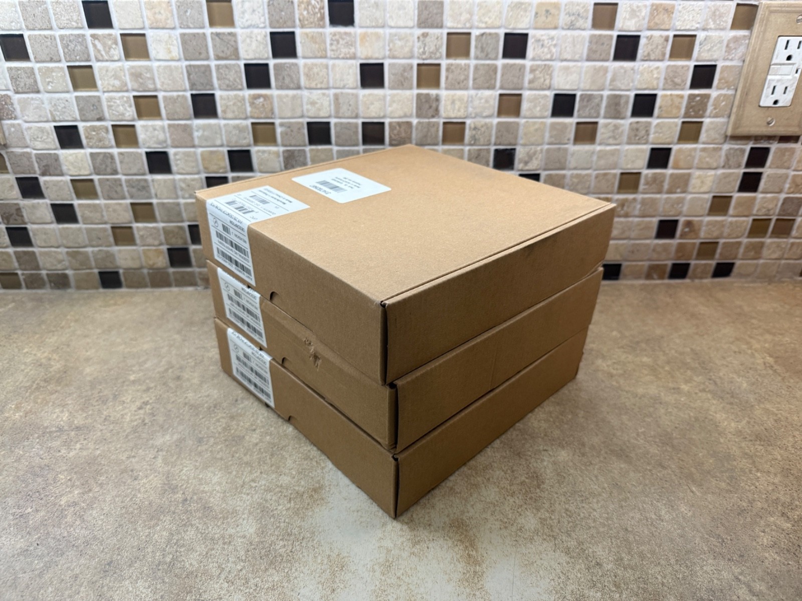 Lot of 3 Polycom Poly VVX 250 VoIP 4-Line Office Business Phone 2200-48820-025