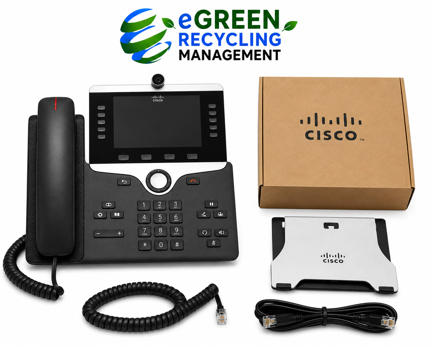 Cisco CP-8865 V08 Multiplatform IP VoIP Business Phone CP-8865-K9 New Open Box