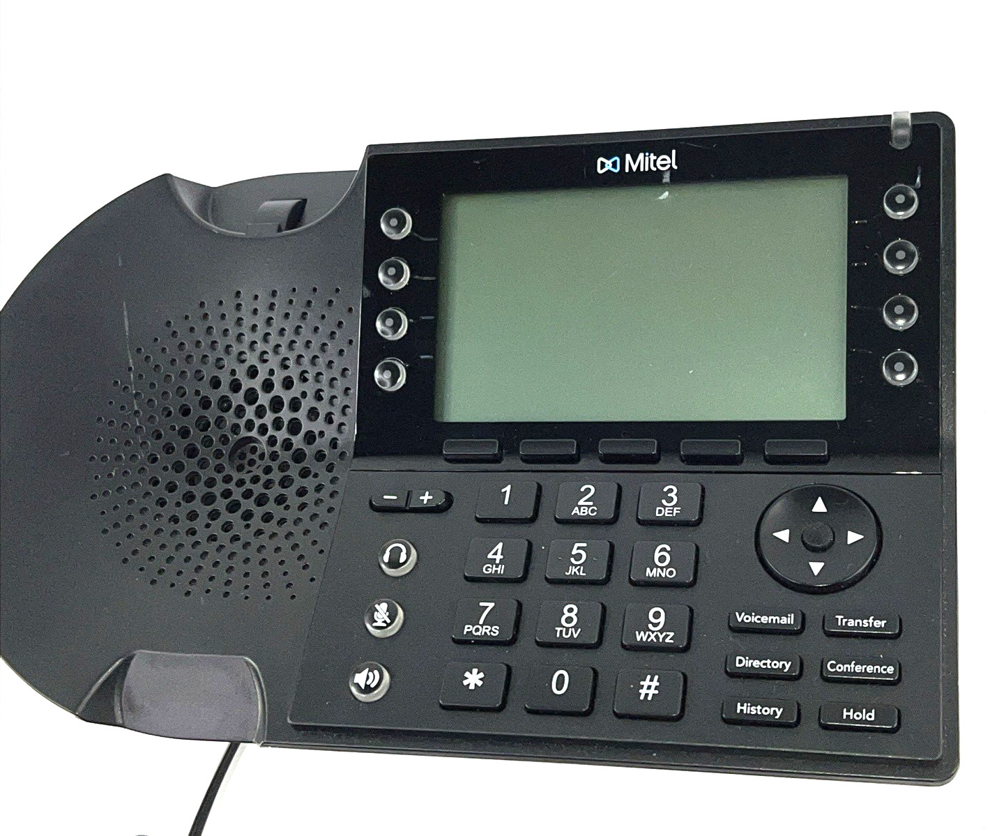 LOT 10 MiTel IP480G Gigabit Business IP Phones BUNDLE w/Stands Handsets RESET