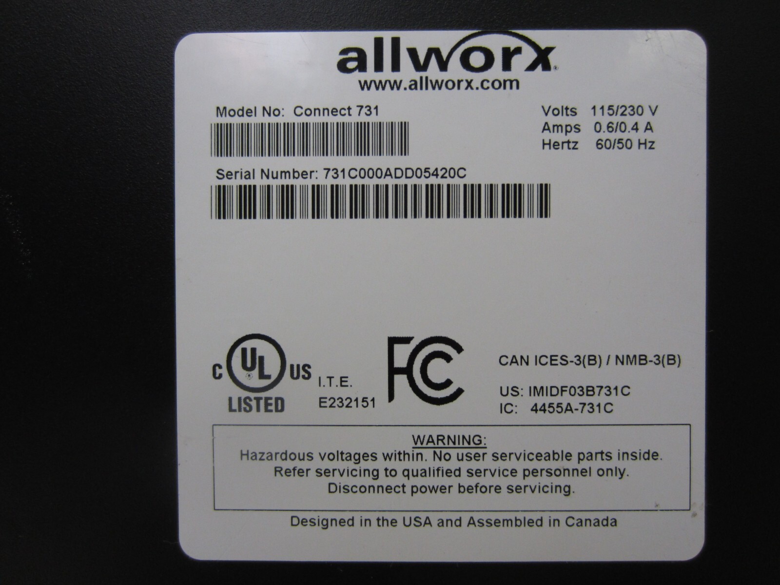 Allworx Connect 731 VOIP Phone System PBX Server Communication System(8200104)