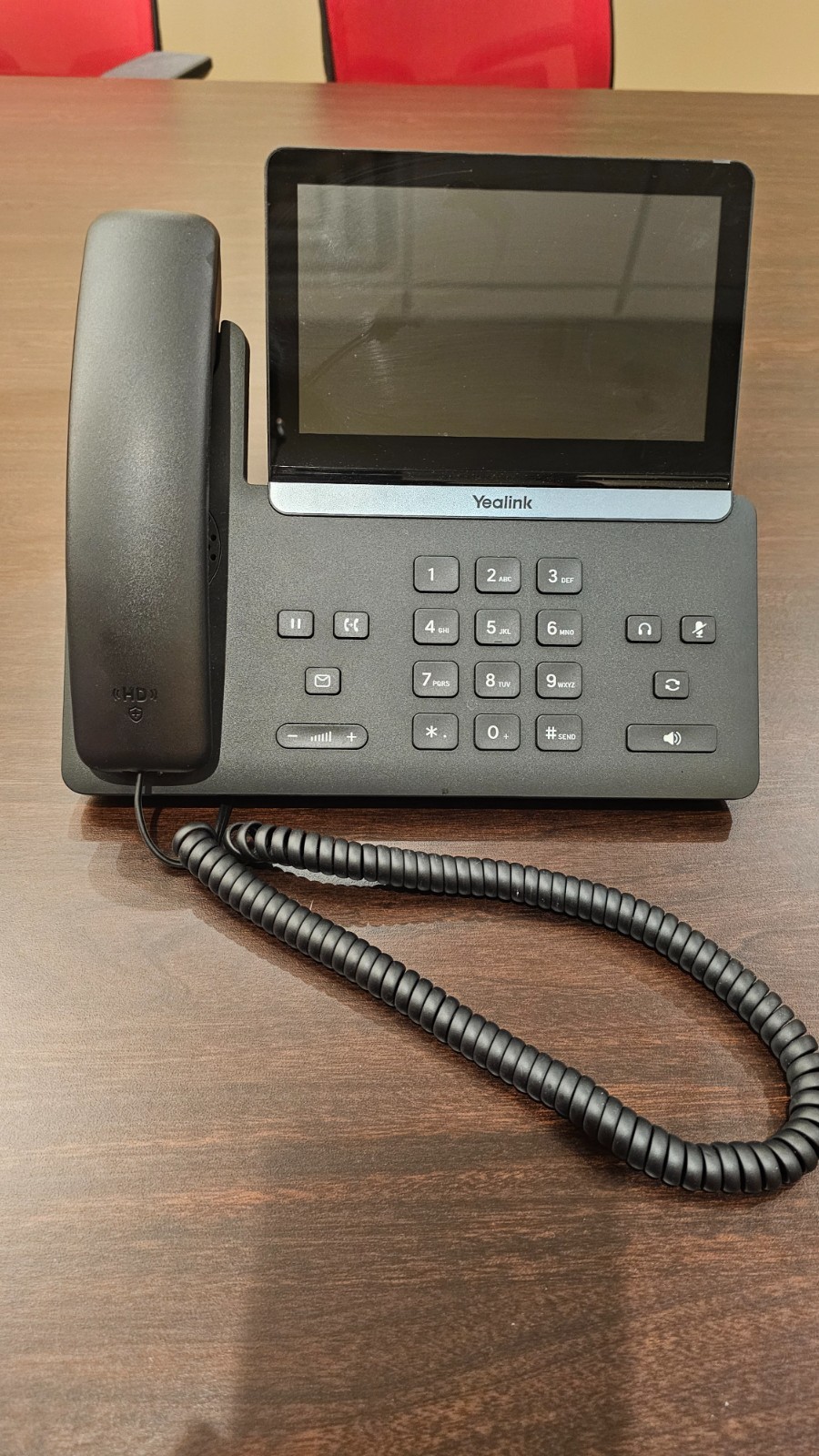 Yealink SIP-T87W WiFi IP Phone 16 SIP Touchscreen PoE No Power Adapter