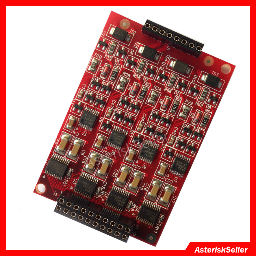 FXO Module X400M daughter card for Asterisk card TDM800P tdm2400p aex800 4 FXO