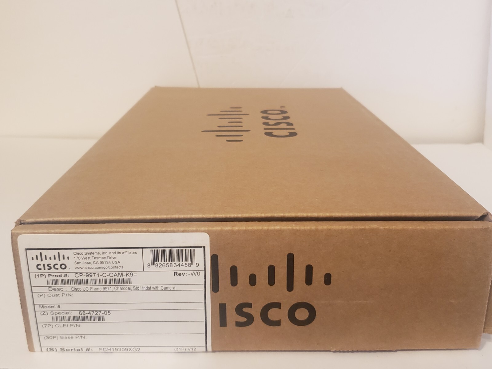 CISCO CP-9971 VoIP IP Phone Color Touchscreen Wi-Fi w/ USB Camera – NEW OPEN BOX