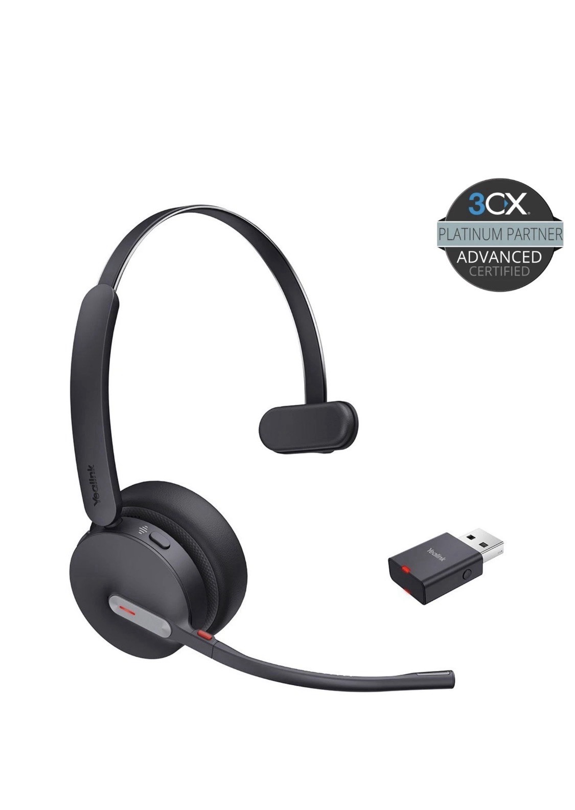 Yealink WH64 Hybrid Mono UC DECT Wireless Cordless Universal Headset Hybrid USB