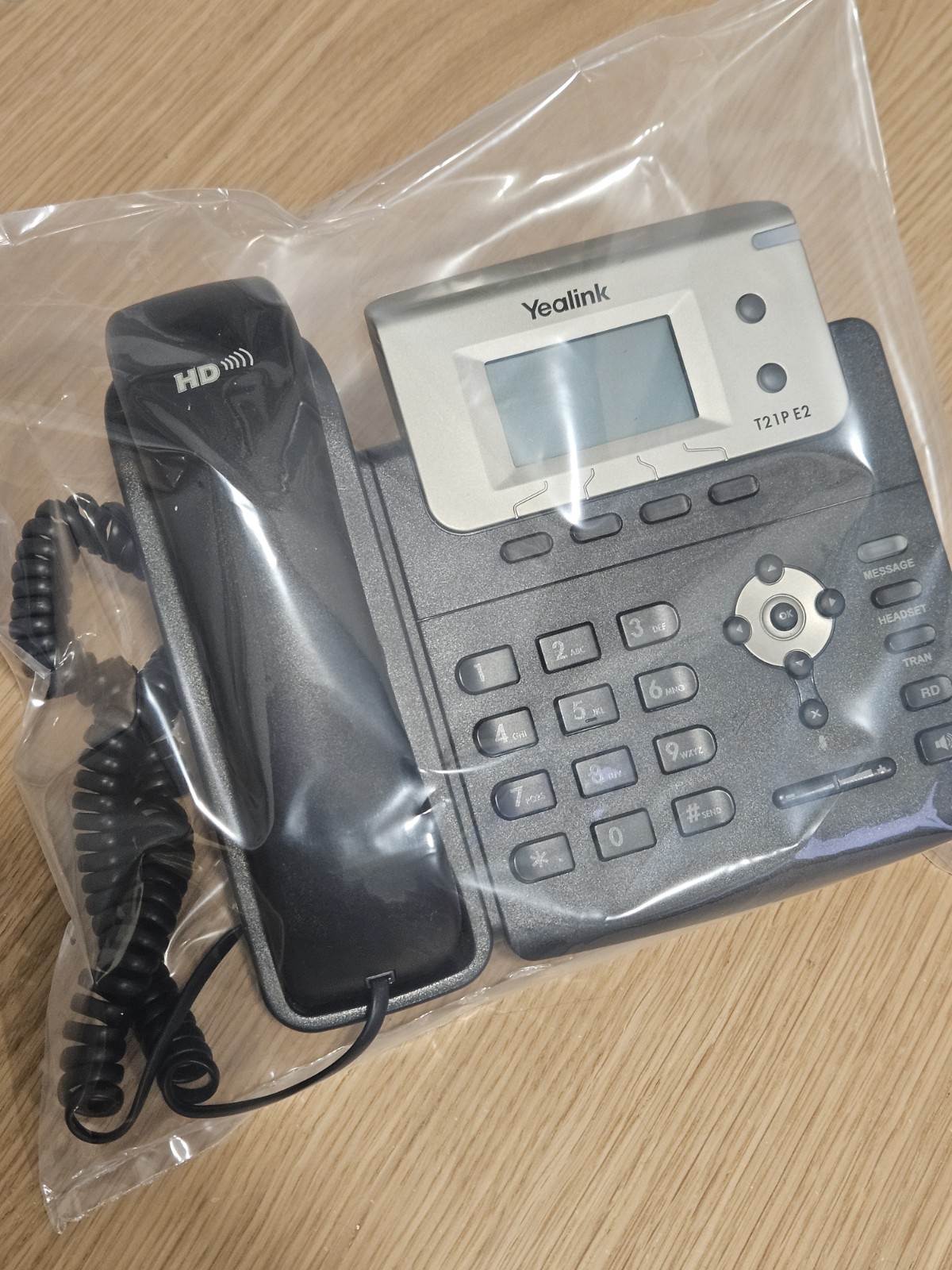 Yealink Enterprise IP Phone SIP-T21P E2 – with *Spare* (Extra) Power Supply