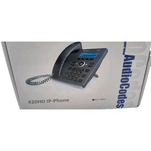AUDIOCODES 420HDG IP-Phone VoIP Skype Zoom Certified New Open Box