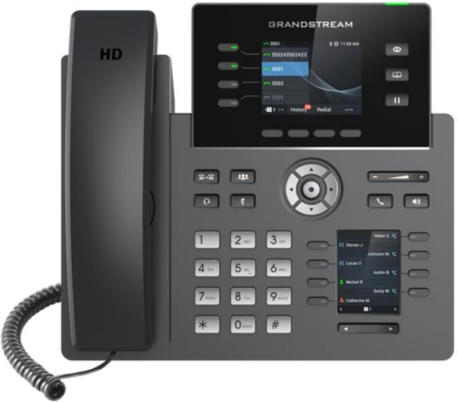 Grandstream GRP-2614 Carrier-Grade IP Phone – Black