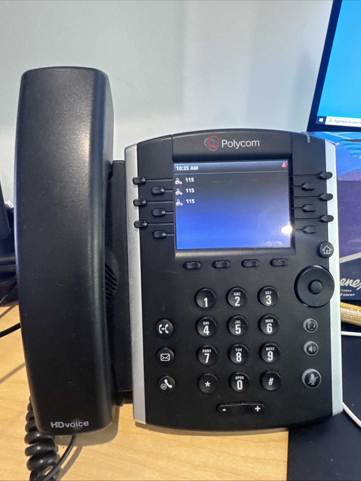 Polycom VVX 410 12-lines VoIP Phone