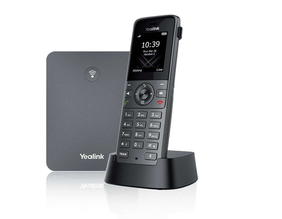 Yealink W73P IP DECT Phone with W73H Handset and W70B SIP Base
