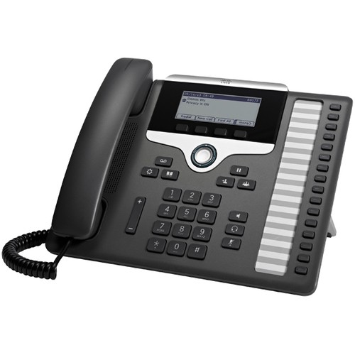 Cisco 7861 IP Phone – Corded – Wall Mountable – Charcoal