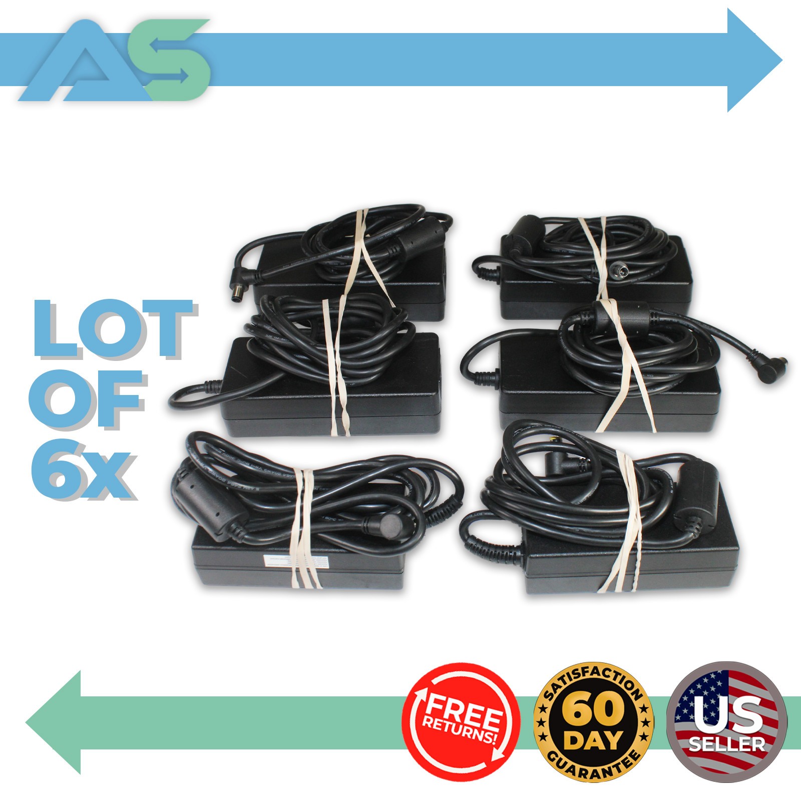 Lot of 6 Delta ADP-50GR B 48V 50W Power Adapter for Cisco 7900/8800/8900/9900
