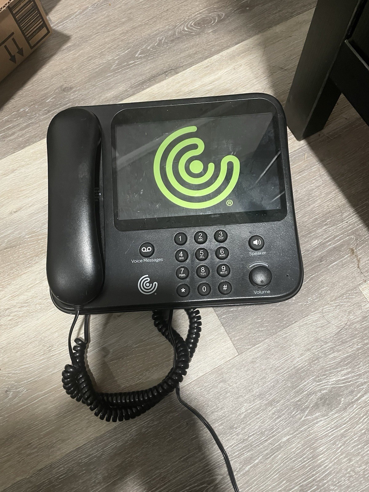 CaptionCall 78T Black Captioned Telephone Audio/Hearing Loop