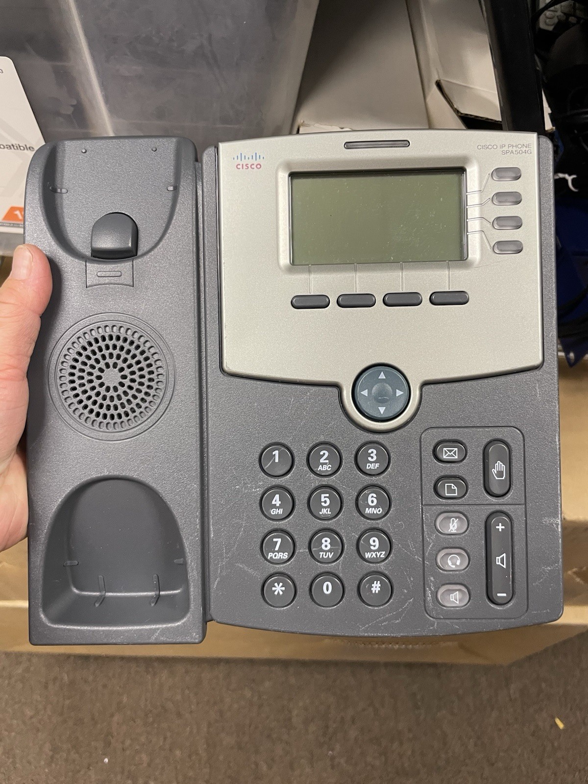 Cisco SPA504G 4-Line IP Phone with 2-Port Switch, PoE and LCD Display 11 phones