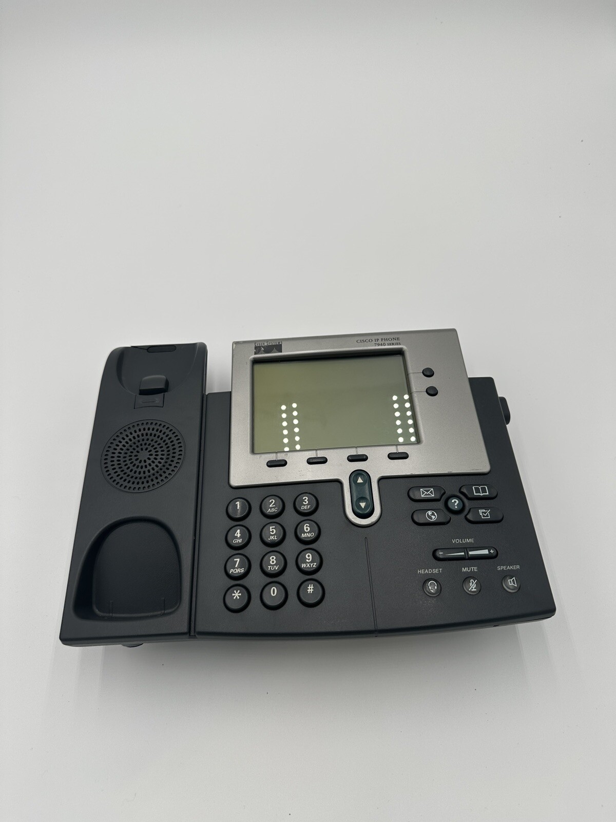 Cisco CP-7940G Unified VoIP Phone w/Speakerphone & Handset