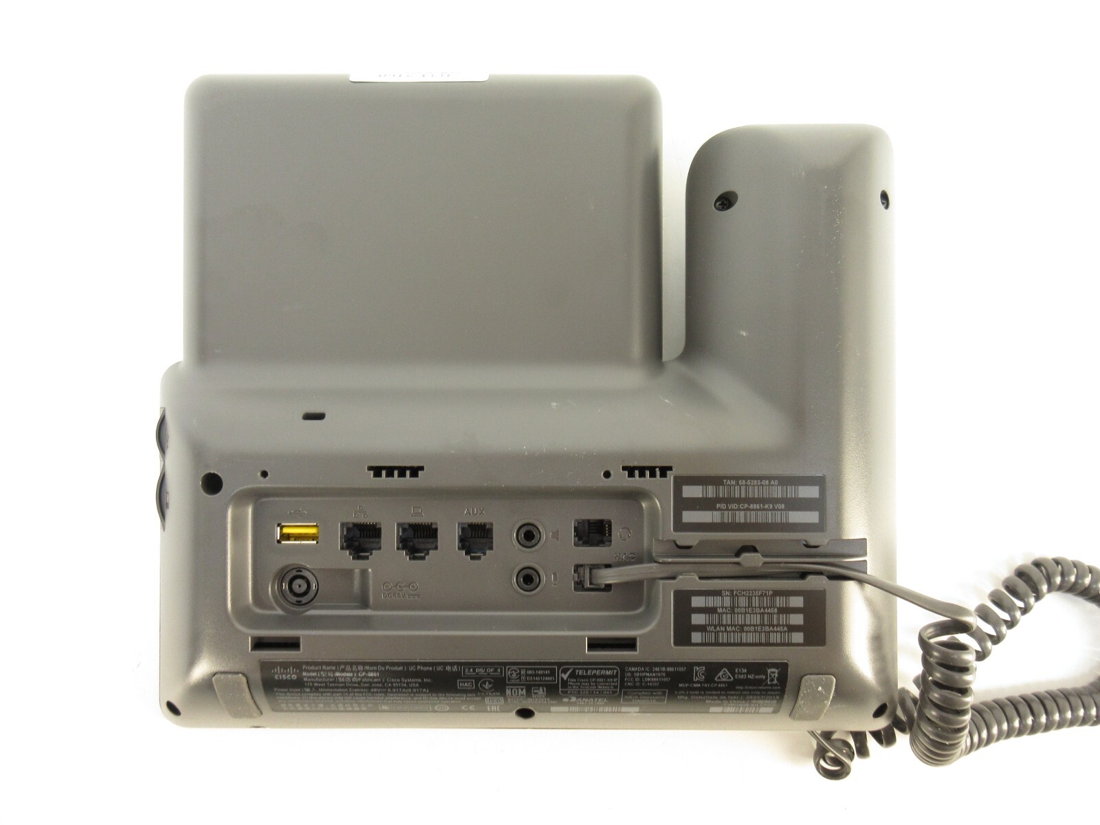 Cisco Business Class VoIP Phones CP-8861-K9 – Requires Cisco Communications IP