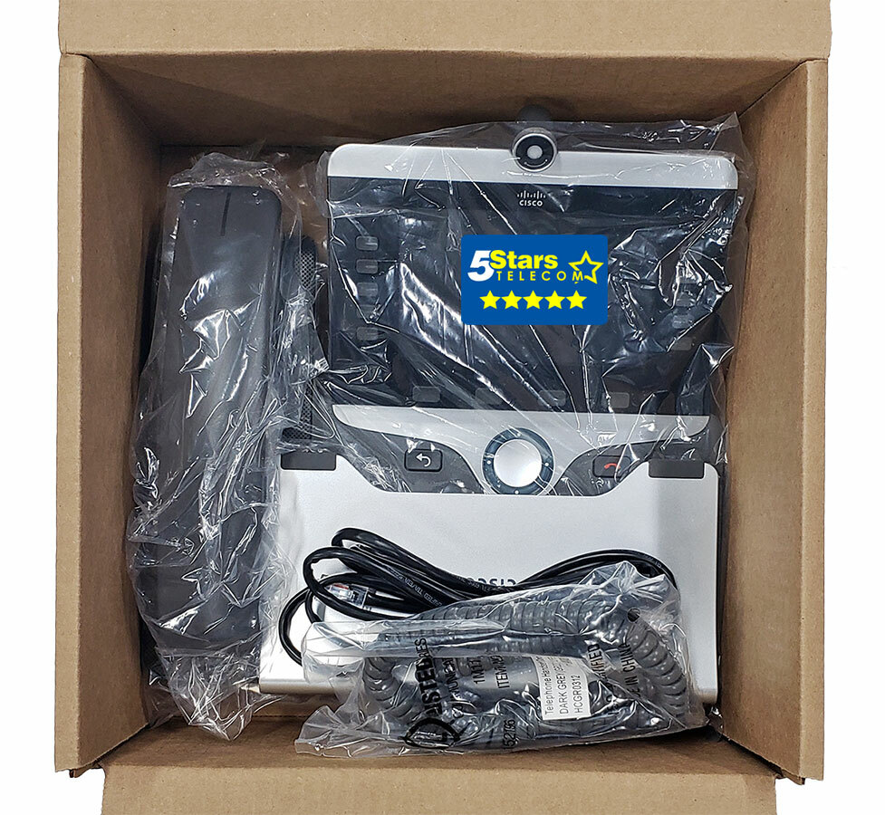 Cisco 8845 IP VolP Phone (CP-8845-K9=) Rnewed (Grade A), 1 Year Warranty