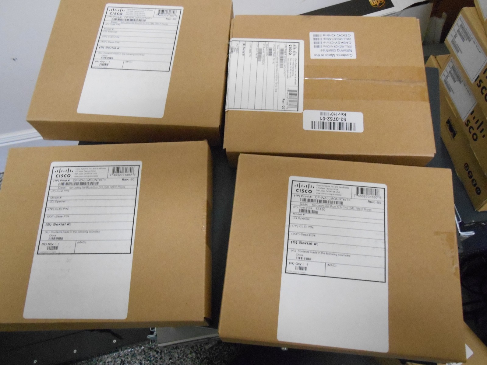 Cisco CP- WallMountKit = For Cisco 7910, 7940, 7960 Lot of 4